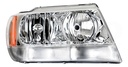 FARO JP GRAND CHEROKEE 99-04 FONDO CROMADO CUARTO BLANCO S/FOCO DEPO DER