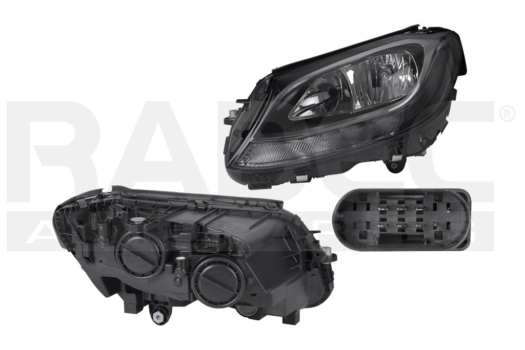 FARO MC CLASE C 180 15-17 1.6LTS ELECTRICO C/MOTOR C/LEDS DEPO IZQ