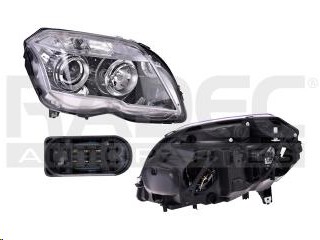 FARO MC GLK 09-12 ELECTRICO C/MOTOR FONDO NEGRO P/FOCO HALOGENO S/FOCO DEPO DER