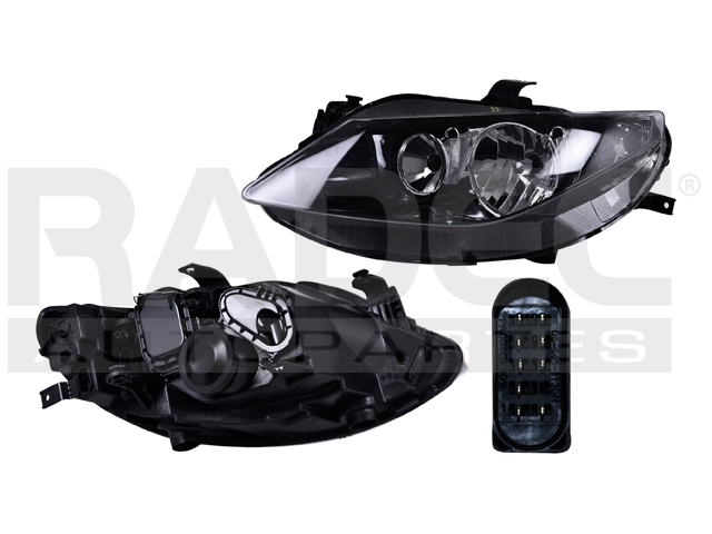 FARO ST IBIZA 10-12 ELECTRICO DOBLE AS FONDO NEGRO S/FOCO S/MOTOR DEPO IZQ