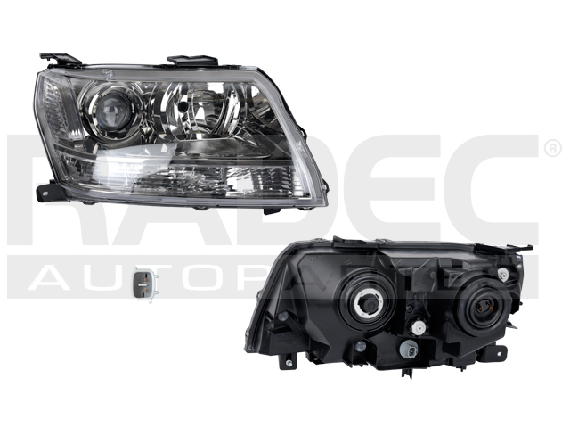 FARO SZ GRAND VITARA 09-16 MANUAL/ELECTRICO FONDO CROMADO S/FOCO DEPO DER