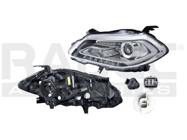 FARO SZ S-CROSS 14-16 C/LEDS P/FOCO XENON S/FOCO DEPO IZQ