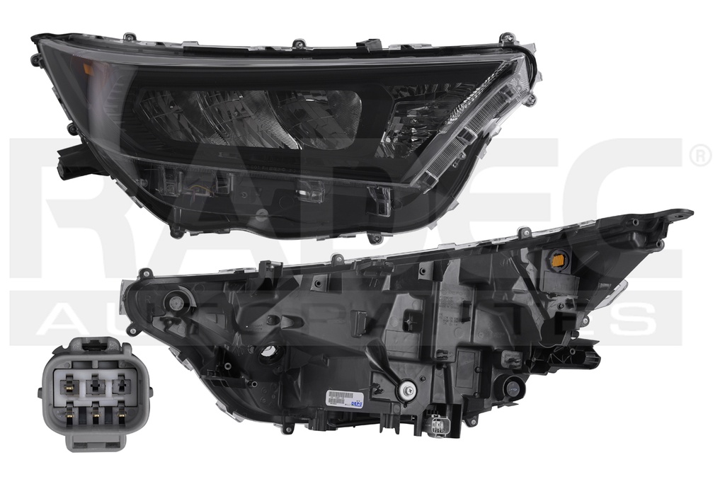 FARO TY RAV 4 20-23 FILO NEGRO S/FOCO DEPO DER