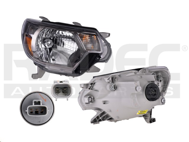 FARO TY TACOMA 12-15 FONDO NEGRO C/FOCO DEPO DER