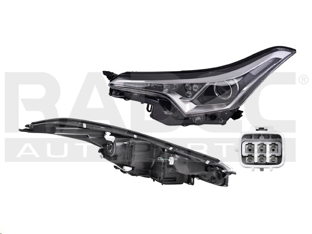 FARO TY CH-R 18-20 ELECTRICO C/LEDS S/FOCO DEPO IZQ
