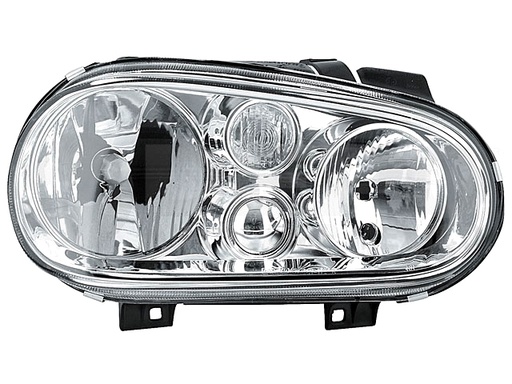 FARO VW GOLF 00-07 ELECTRICO C/BASE P/FOCO HALOGENO S/FARO DE NIEBLA S/FOCO DEPO DER