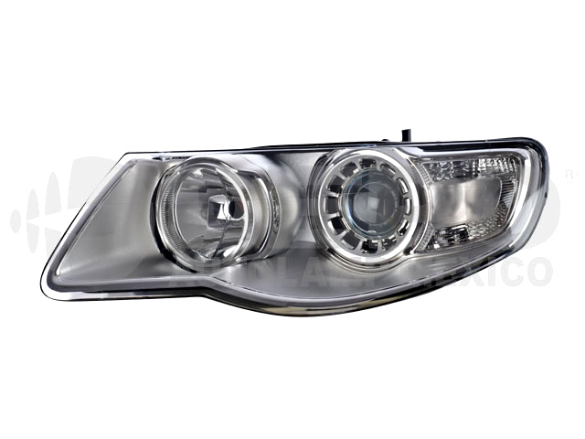 FARO VW TOUAREG 08-09 ELECTRICO C/MOTOR C/LUPA P/FOCO HALOGENO S/FOCO DEPO IZQ