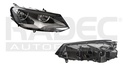 FARO VW TOUAREG 11-14 ELECTRICO C/MOTOR P/FOCO HALOGENO S/FOCO DEPO DER