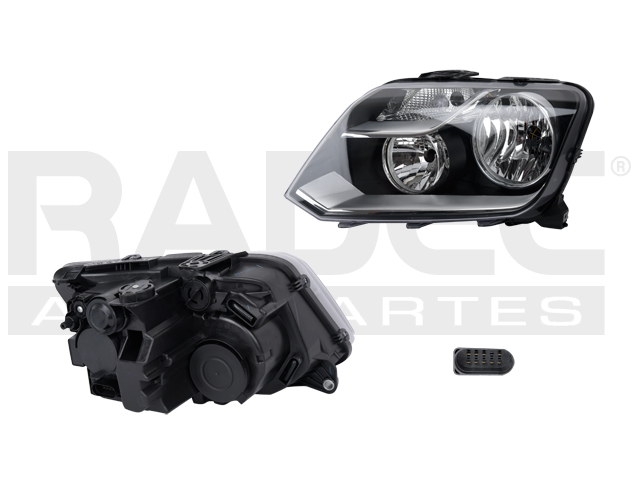 FARO VW AMAROK 14-16 ELECTRICO C/MOTOR S/FOCO P/FOCO H7Y H15 9 PINES DEPO IZQ