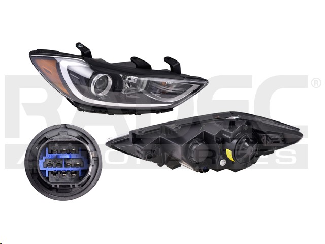 FARO HY ELANTRA 17-18 P/FOCO XENON C/FOCO DEPO DER