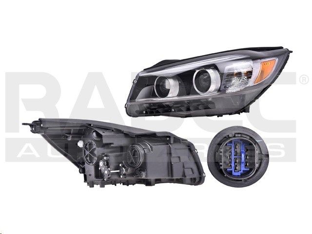 FARO KI SORENTO 16-18 C/LEDS C/FOCO DEPO IZQ