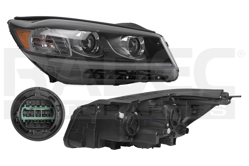 FARO KI SORENTO 19-20 S/FUNCION DE LUCES ADAPTATIVAS C/FOCO HALOGENO DEPO DER