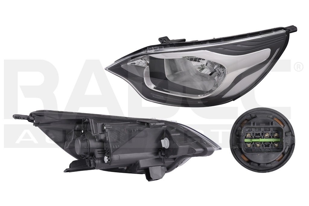FARO KI RIO 12-16 4 PUERTAS ELECTRICO/MANUAL S/FOCO C/LEDS DEPO IZQ