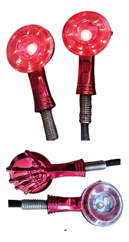 DIRECCIONAL MOTO LED ROJA