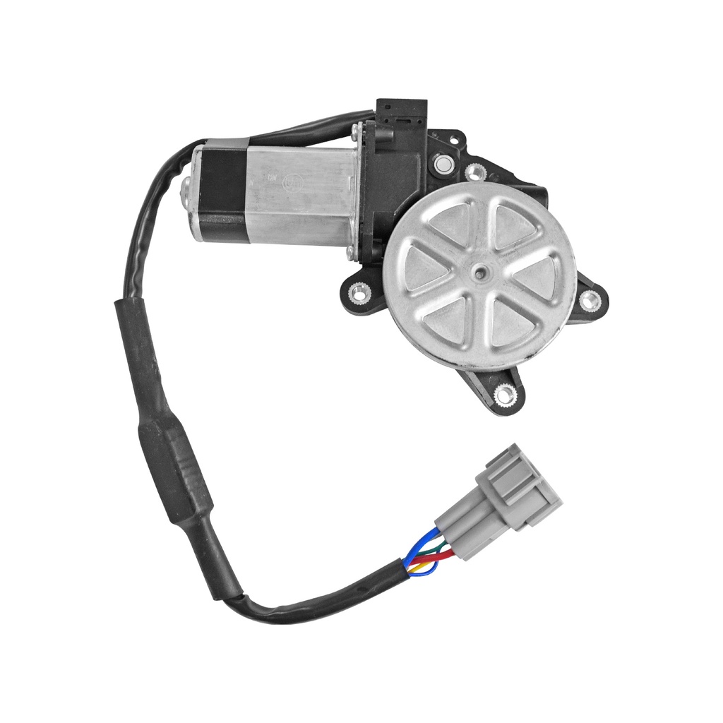 MOTOR DE ELEVADOR ELECTRICO NS X-TRAIL 00-07/SENTRA 01-06  6 PINS 12VCC CUADRADO HUSHAN 4 Izquierdo Delantera  