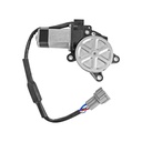 MOTOR DE ELEVADOR ELECTRICO NS X-TRAIL 00-07/SENTRA 01-06  6 PINS 12VCC CUADRADO HUSHAN 4 Izquierdo Delantera  