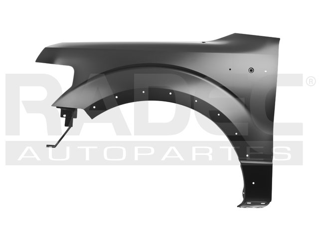 SALPICADERA FD LOBO 09-14 C/HOYO P/MOLDURA IZQ