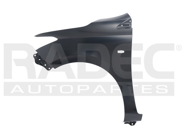 SALPICADERA TY YARIS 17 C/HOYO P/CUARTO CORE L4 4 CILINDROS 1.5L 4 PUERTAS IZQ