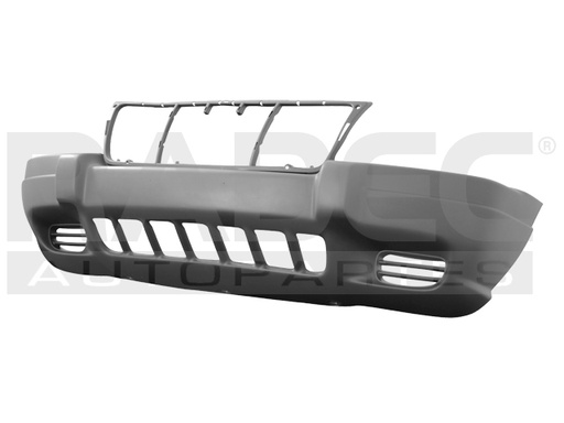 FASCIA DELANTERA JP GRAND CHEROKEE/LAREDO 99-03 CORRUGADA S/HOYO USA