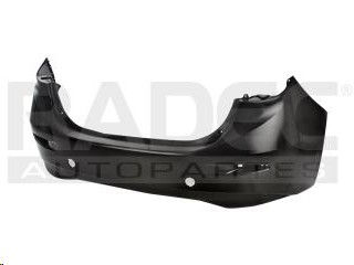 FASCIA TRASERA MZ 3 14-18 4 PUERTAS P/PINTAR C/HOYO P/TIRON (S/TAPA P/TIRON)