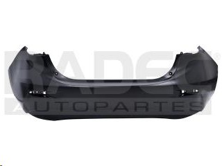 FASCIA TRASERA MZ 3 14-18 4 PUERTAS P/PINTAR C/HOYO P/TIRON (C/TAPA P/TIRON)