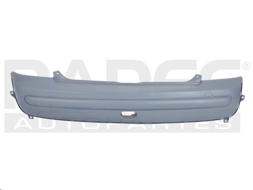 FASCIA TRASERA MN COOPER 02-04 2 PUERTAS S/HOYO P/MOLDURA
