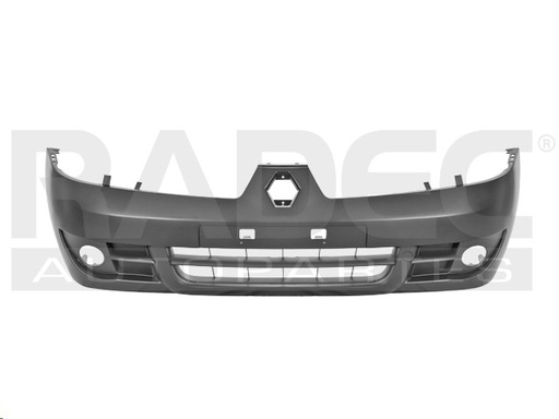 FASCIA DELANTERA RN CLIO 07-10 COMPLETA C/REJILLAS C/HOYO P/FARO P/PINTAR COMFORT/ENERGY/EXPRESSION L4 4 CILINDROS 1.6L 5 PUERTAS