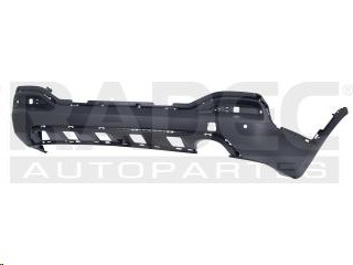 FASCIA TRASERA KI SORENTO 16-18 CORRUGADA C/HOYO P/SENSOR S/HOYO P/TIRON EX/LX L4/V6 4/6 CILINDROS 2.4/3.3L 5 PUERTAS INFERIOR