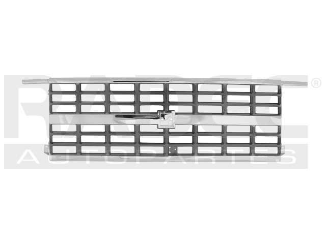 [204-0615-01] PARRILLA CV CHEYENNE/SUBURBAN 89-91 CROMADA