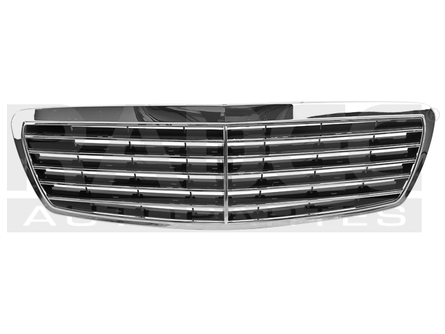 PARRILLA MC CLASE E 03-06 CROMADA C/NEGRO