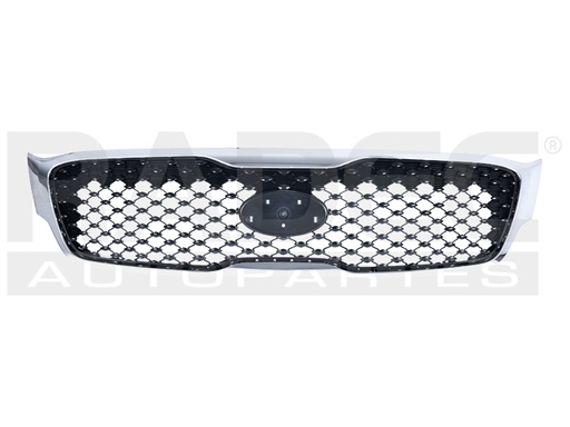 PARRILLA KI SORENTO 16-18 NEGRA BRILLANTE F/CROMADO EX/LX L4/V6 4/6 CILINDROS 2.4/3.3L 5 PUERTAS