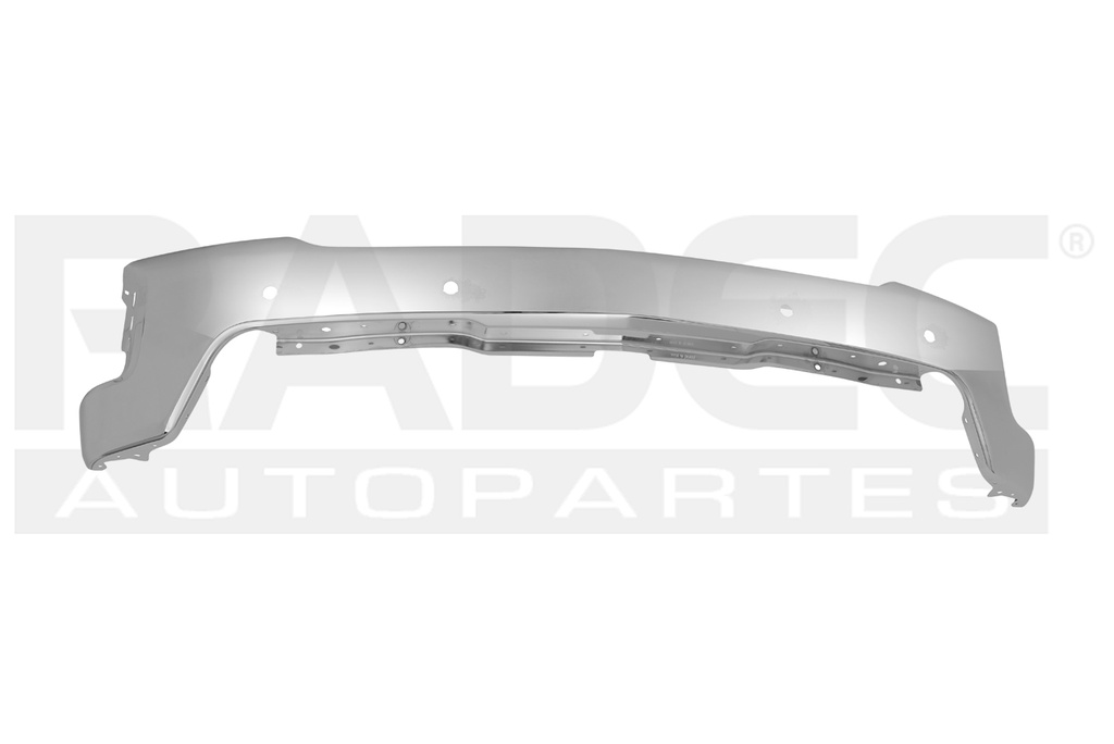 DEFENSA DELANTERA CV CHEYENNE 19-23 CROMADA C/HOYO P/SENSOR LT/LTZ V8 8 CILINDROS 5.3L 2/4 PUERTAS