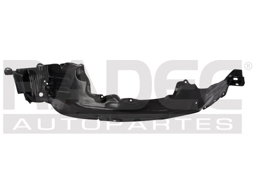 TOLVA SALPICADERA NS ALMERA 01-05 PLASTICO COMFORT/CONVENIENT L4 4 CILINDROS 1.8L 5 PUERTAS IZQ