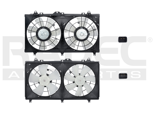 MOTOVENTILADOR CV CAMARO 12-15 V6 3.6 LTS DOBLE COMPLETO 2 Y 2 PINES TY