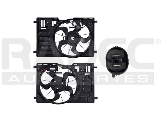 MOTOVENTILADOR FD ESCAPE 13-16 L4 2.0 LTS P/RAD C/CONTROL SENCILLO COMPLETO 2 PINES TY