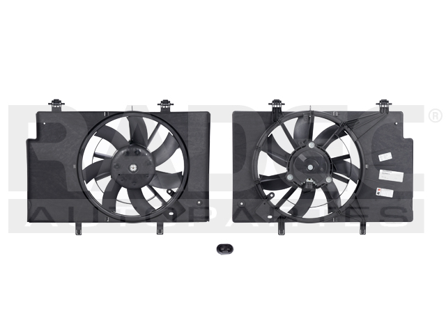 MOTOVENTILADOR FD FIESTA 11-17 L4 1.6 LTS P/RAD SENCILLO COMPLETO 2 PINES TY