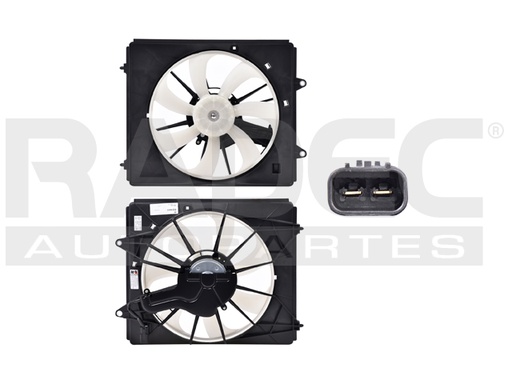 MOTOVENTILADOR HD ODYSSEY 11-17 V6 3.5 LTS P/AA SENCILLO COMPLETO 2 PINES TY