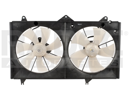 MOTOVENTILADOR TY CAMRY 02-06 L4 2.4 LTS DOBLE COMPLETO 2 Y 2 PINES TY