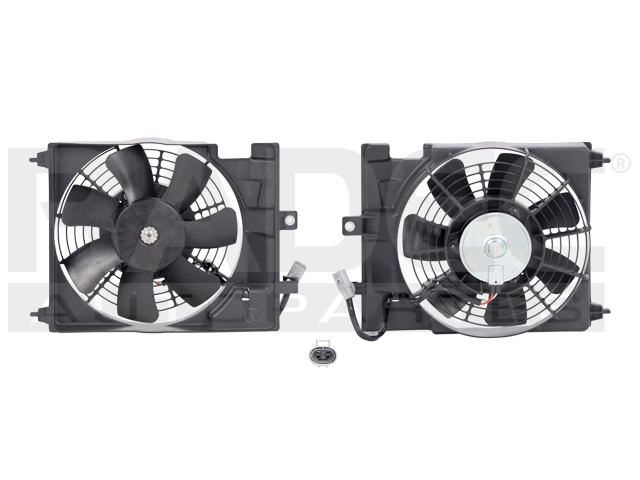 MOTOVENTILADOR TY HIACE 05-19 L4 2.7 LTS P/AA SENCILLO COMPLETO 2 TERMINALES TW