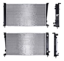 RADIADOR FD WINDSTAR 99-03 V6 3.0/4.2 LTS S/GOLLETE C/S AA AUT 30X 16 6/7X26MM ALUM SOLD POLAR