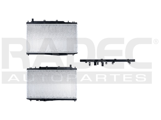 RADIADOR HD HR-V 16-22 L4 1.8 LTS AUT C/S AA 14 3/4X26 2/7X16MM ALUM SOLD POLAR