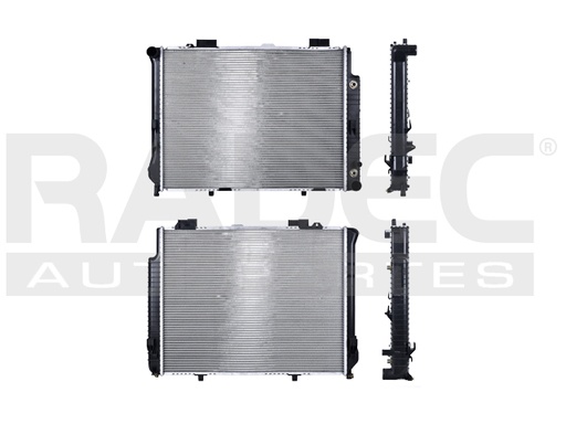 RADIADOR MC CLASE E320 98-02 V6 3.2 LTS AUT C/S AA 32X16 1/2X32MM ALUM SOLD POLAR