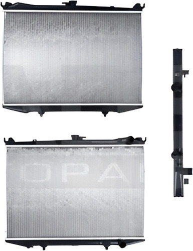 RADIADOR NS D21/HARDBODY/PATHFINDER 86-04 L4/V6 2.4/3.0 LTS TOMAS LINEALES STD 17x25x26MM ALUM SOLD POLAR