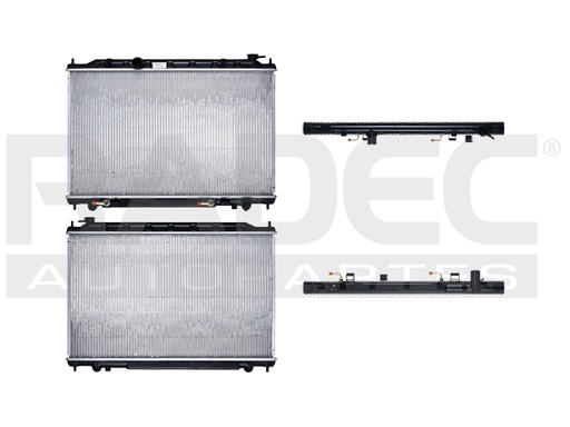RADIADOR NS QUEST 04-09 V6 3.5 LTS AUT C/S AA 15 3/4X29X16MM ALUM SOLD POLAR