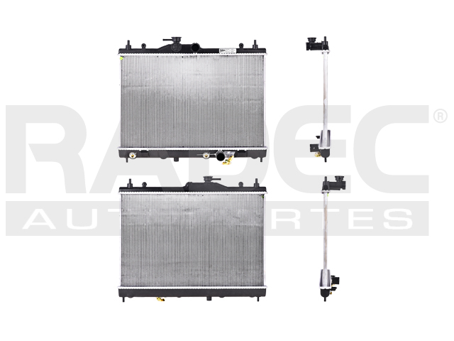 RADIADOR NS TIIDA 07-18 L4 1.6/1.8 LTS C/S AA AUT 15X23 1/7X16MM ALUM SOLD VALEO