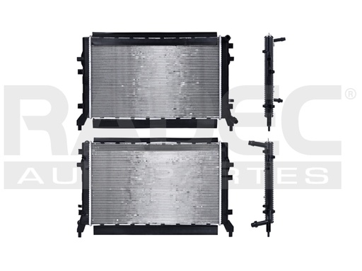 RADIADOR VW BORA 05-11 L4 1.8 LTS STD C/S AA 24 2/3X15 4/7X16MM ALUM SOLD POLAR