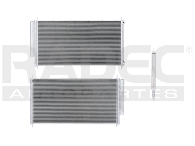 CONDENSADOR HD CIVIC 12-15 L4 1.8, 2.4 LTS AUT/STD C/SECADOR 26 1/6X13 4/5X16MM ALUM SOLD POLAR