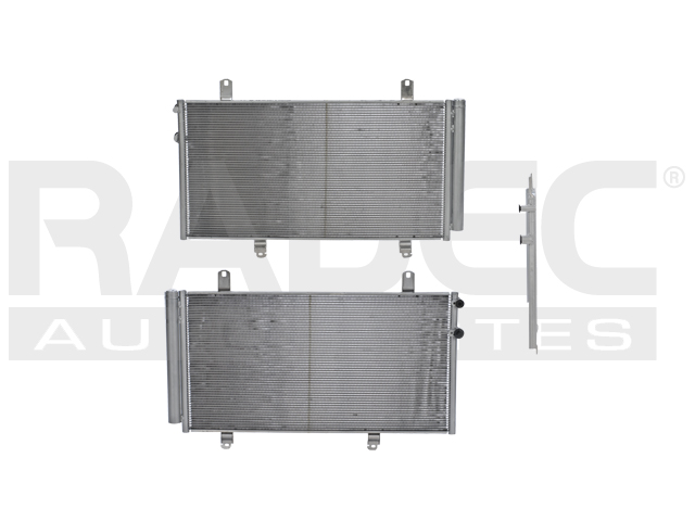 CONDENSADOR DE AIRE TY CAMRY 07-11/AVALON 05-12 L4 2.4, 2.5/V6 3.5 LTS AUT/STD C/SECADOR 28 1/3X14X16MM ALUM SOLD POLAR