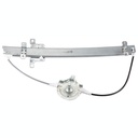 ELEVADOR DE CRISTAL NS D21 86-08/HARDBODY 86-92  MANUAL HUSHAN Derecho Trasera  