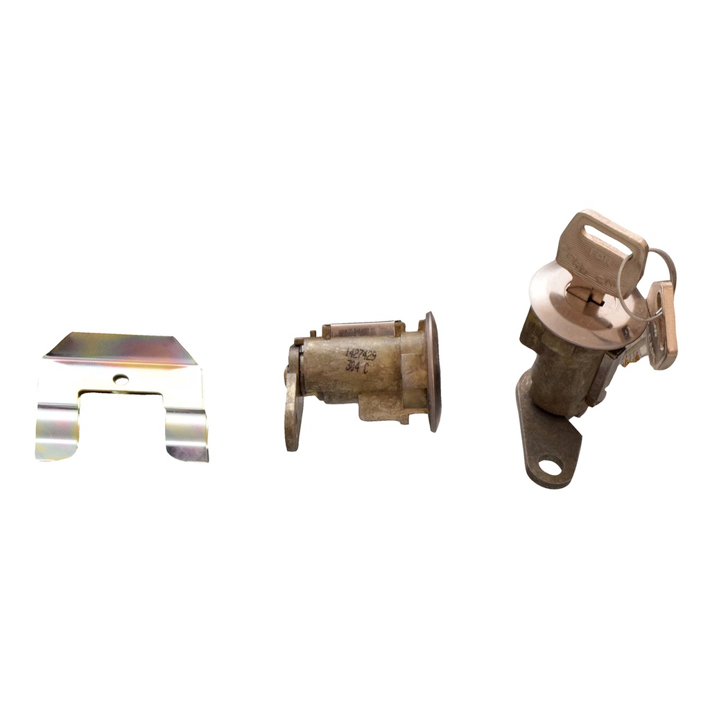 CILINDRO PARA PUERTA FD TOPAZ/TEMPO/GRAND MARQUIS/CROWN VICTORIA/THUNDERBIRD 89-91/F-100 74-78/MAVERICK 73-74/PINTO 72-75  MR COUGAR  FD MUSTANG 67-73/FALCON 67-70  JUEGO METAL CUB    